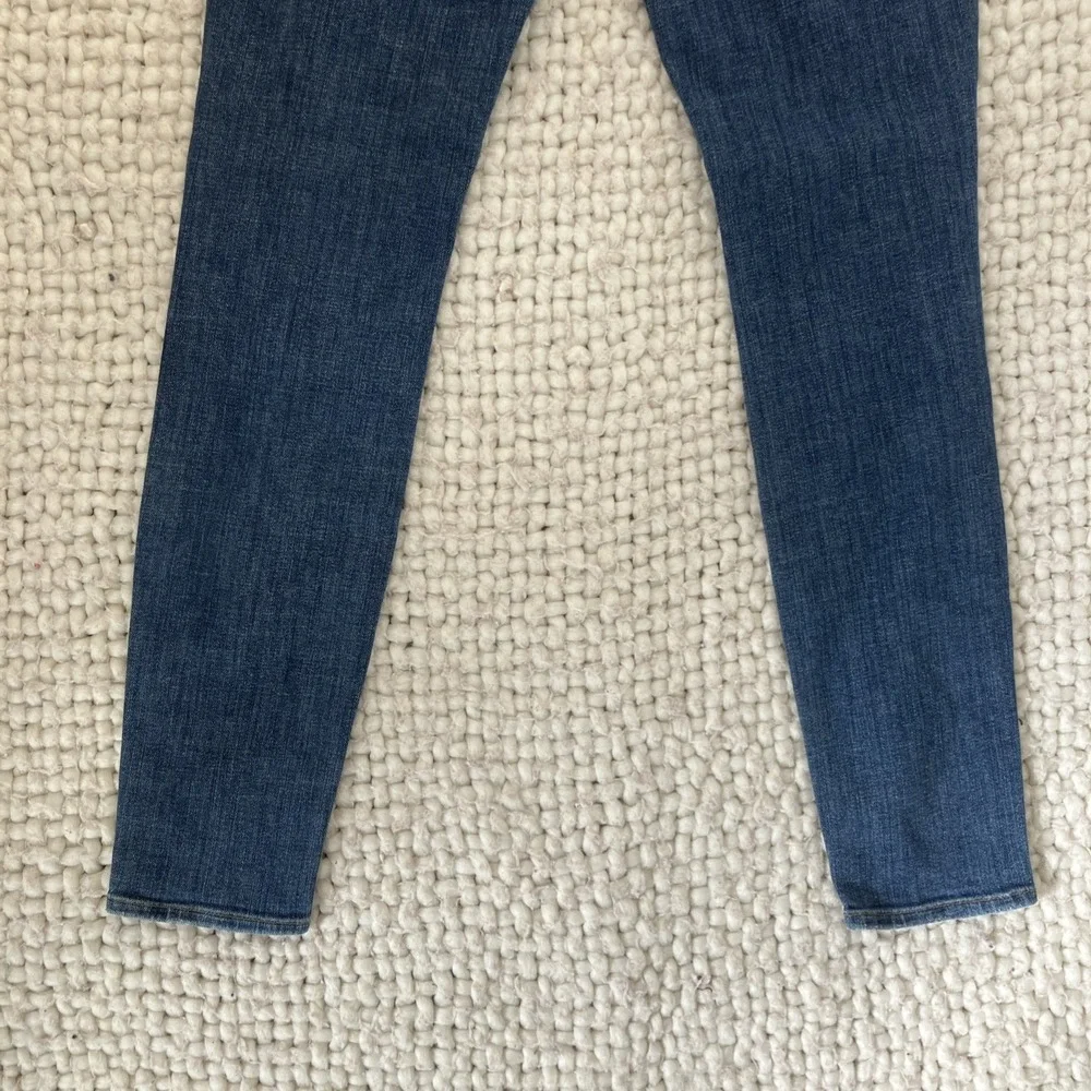FRAME Size 28 Le Skinny de Jeanne Dark Wash Mid Rise Denim Ankle Jean - Picture 6 of 11